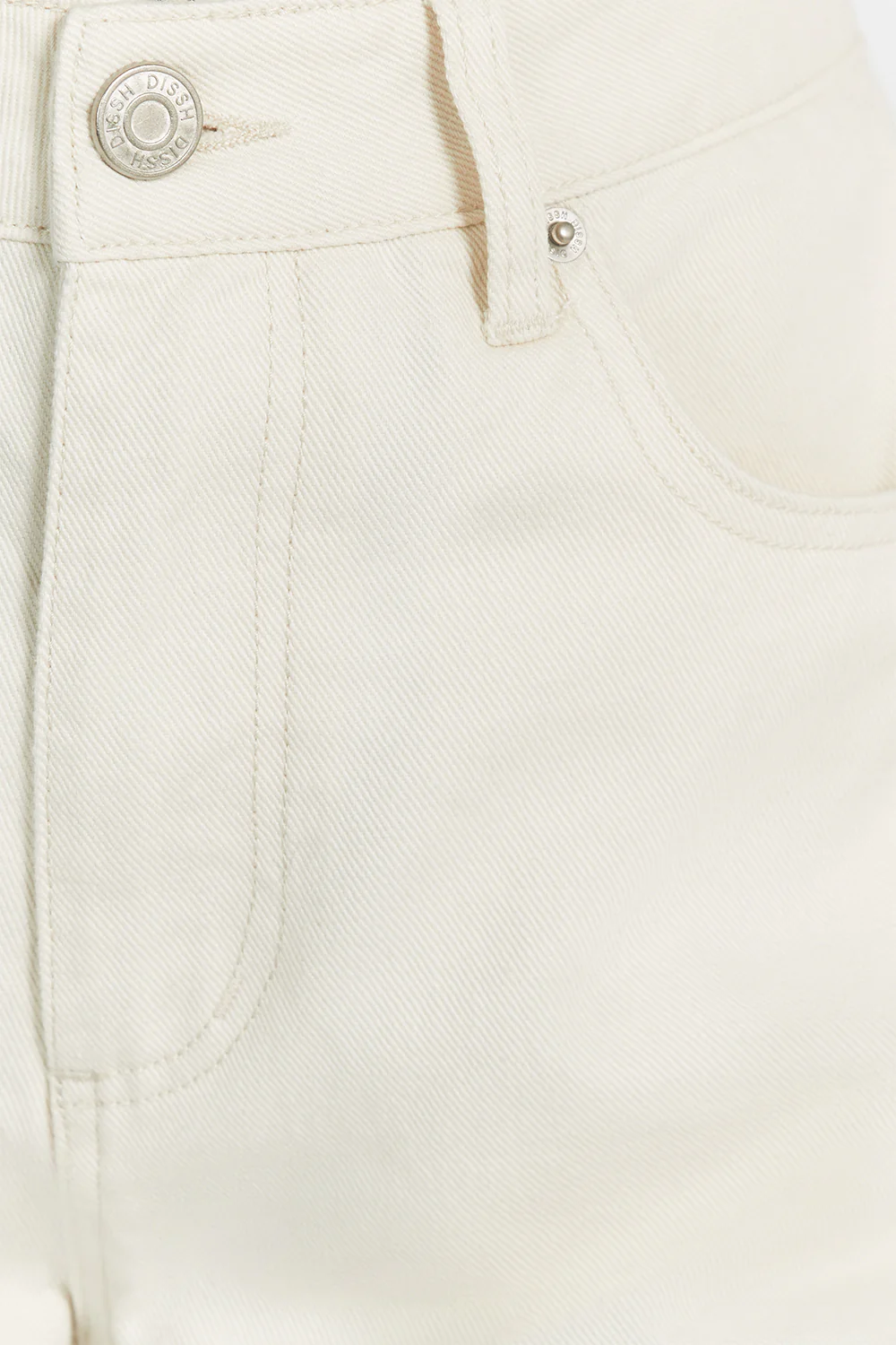 BAMBI CREAM BERMUDA DENIM SHORT - Image 6