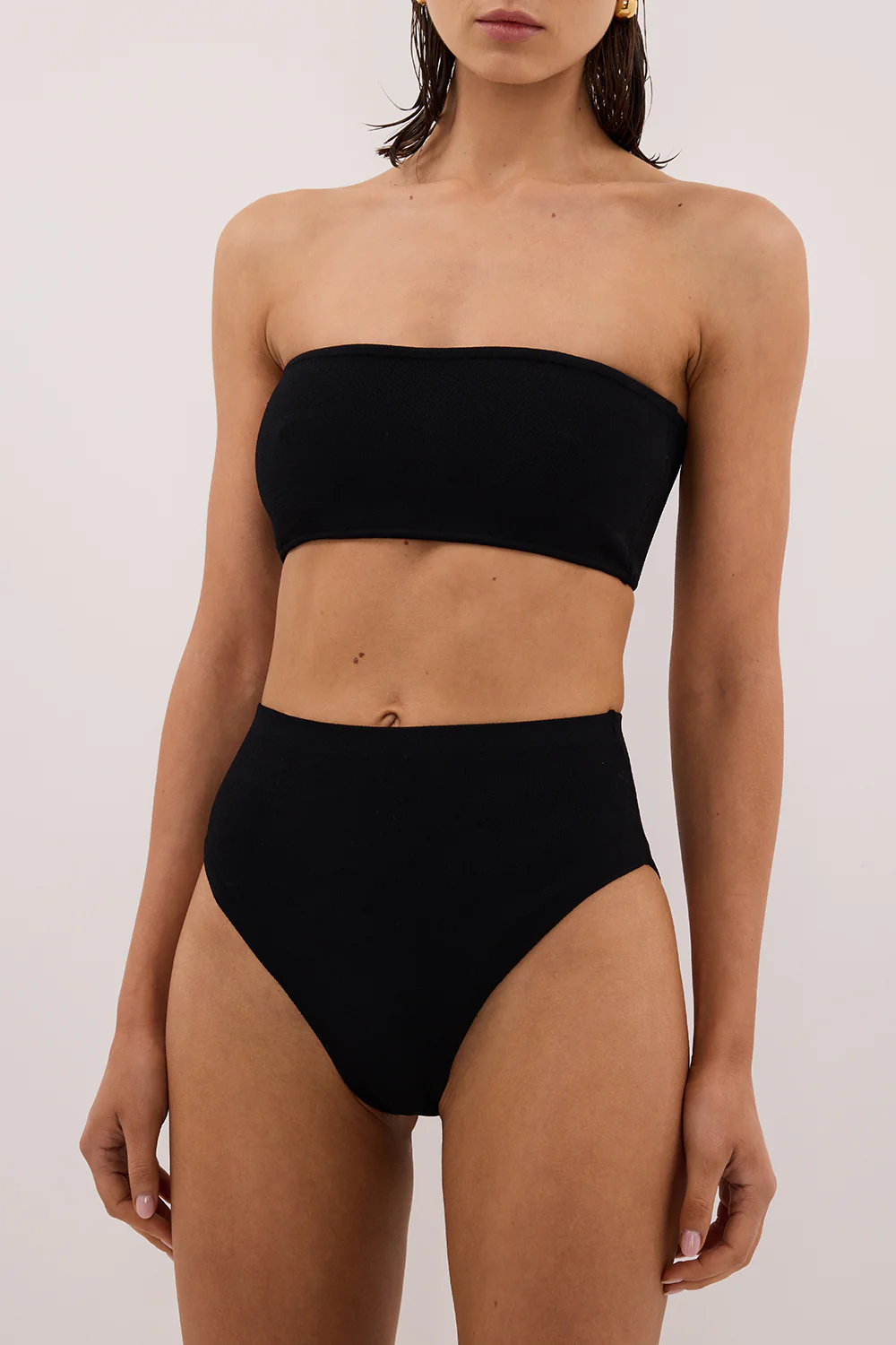 BASE BLACK HIGH WAIST BRIEF - Image 5
