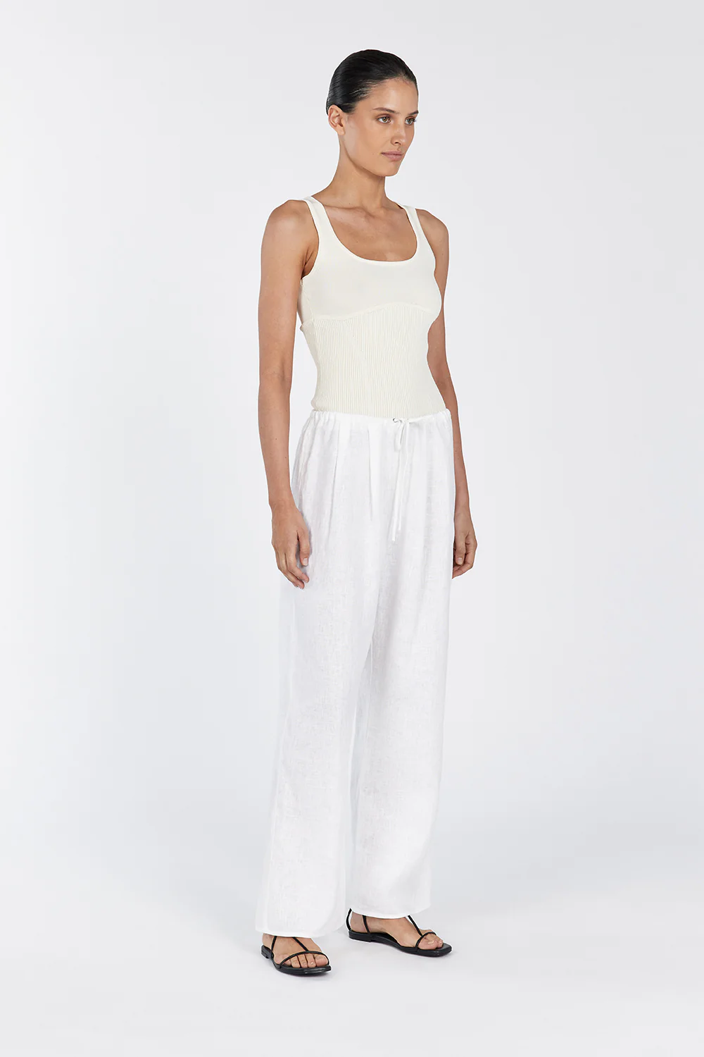 MILO LEMON SLEEVELESS KNIT TOP - Image 3
