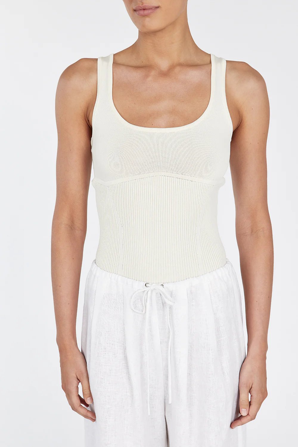 MILO LEMON SLEEVELESS KNIT TOP - Image 5