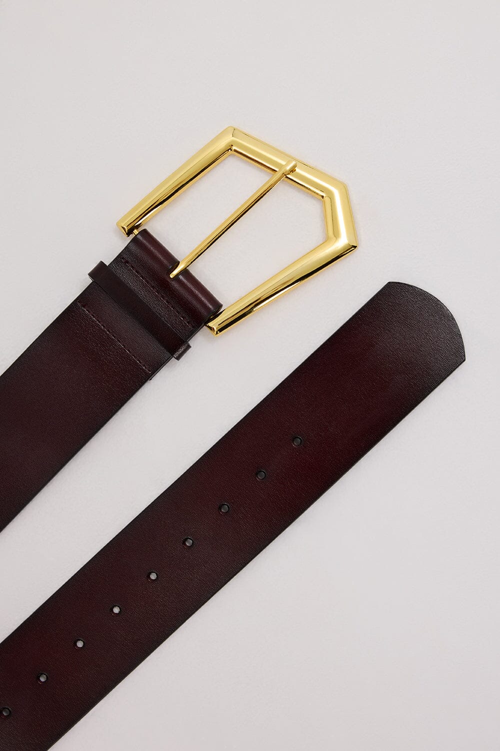 NOAH THE LABEL PLUM WIDE BELT - Image 3