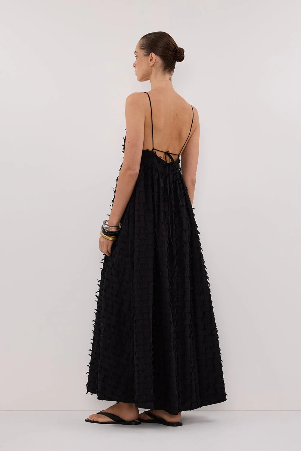 PALOMA BLACK BABYDOLL MIDI DRESS - Image 4