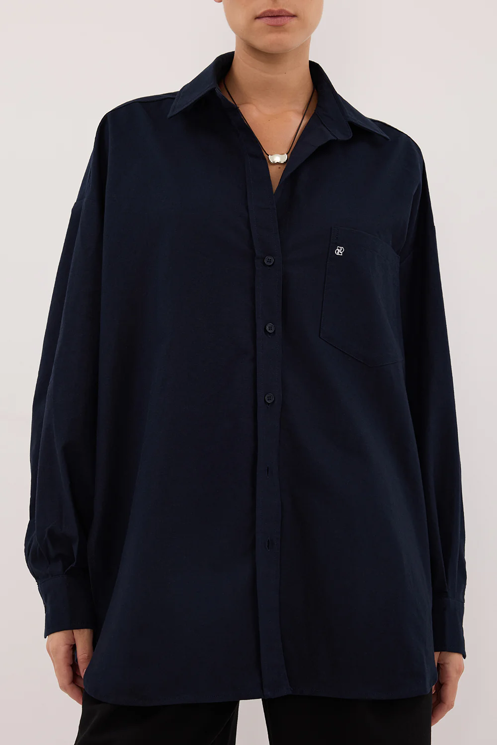 RHEA INK OVERSIZED COTTON SHIRT - Image 5