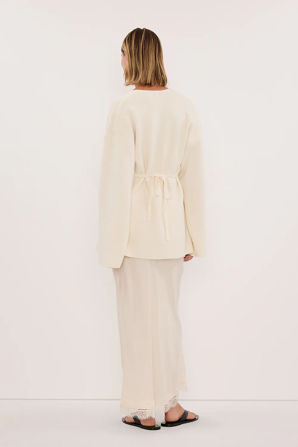 SCOUT CREAM LONG SLEEVE KNIT TOP - Image 4