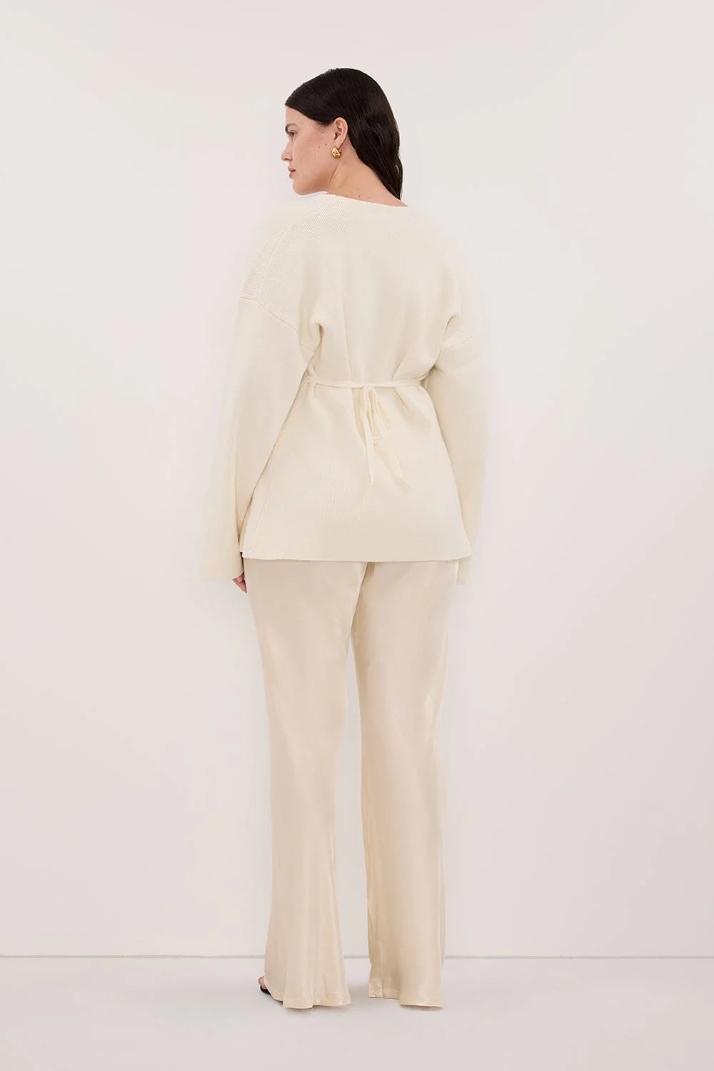 SCOUT CREAM LONG SLEEVE KNIT TOP - Image 7